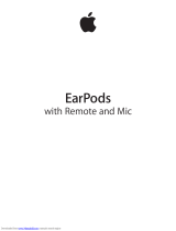 Apple EarPods Manuel utilisateur