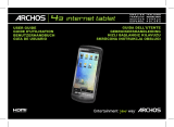 Archos 43 Series User 43 Manuel utilisateur