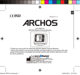 Archos ARCHOS Manuel utilisateur