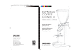 Ascaso ESPRESSO COFFEE GRINDER Manuel utilisateur