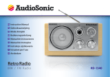 AudioSonic RD-1540 Manuel utilisateur