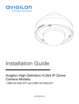 Avigilon 1.0MP-HD-H264-DP1 Guide d'installation