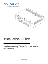 Avigilon ENC-4P-H264 Guide d'installation