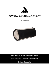 Awox StriimSOUND SD-BW80 Guide de démarrage rapide