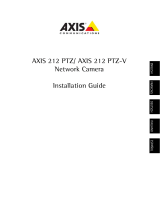 Axis Communications Security Camera 212 PTZ-V Manuel utilisateur