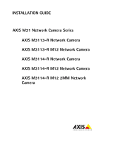 Axis M3114-R M12 Guide d'installation