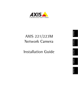 Axis Network Camera AXIS 221 Guide d'installation