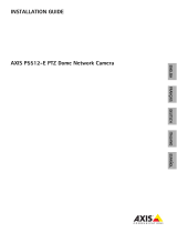 Axis P5512-E PTZ Guide d'installation