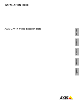 Axis Q7414 Guide d'installation