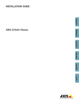 Axis Q7920 Guide d'installation