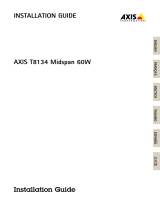 Axis T8134 Guide d'installation