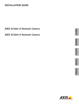 Axis Communications Q1602-E Manuel utilisateur