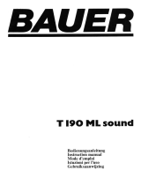 Bauer T190 ML sound Le manuel du propriétaire