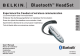 Belkin Bluetooth Headset Manuel utilisateur