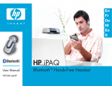 HP (Hewlett-Packard) F8T061-HP - Bluetooth Hands-Free - Headset Manuel utilisateur