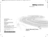 BENQ-SIEMENS HHB-750 Manuel utilisateur