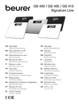 Beurer GS410 Signature Line 735.77 White Manuel utilisateur