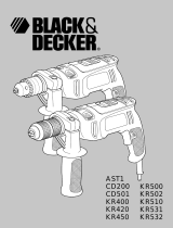 Black & Decker CD501 Manuel utilisateur