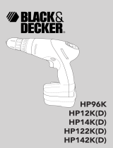 BLACK+DECKER HP142K(D) Manuel utilisateur