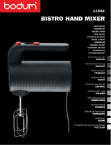 Bodum Bistro Hand 11532 Manuel utilisateur
