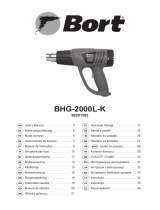 Bort BHG-2000L-K Manuel utilisateur