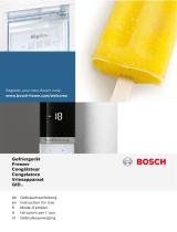Bosch Built-in upright freezer Manuel utilisateur
