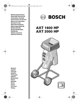 Bosch AXT 2000 HP Manuel utilisateur