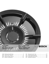 Bosch Gas hob with integrated controls Manuel utilisateur