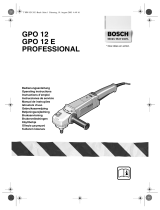 Bosch GPO 12 E Professional Mode d'emploi