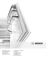 Bosch Side-by-side fridge-freezer Manuel utilisateur