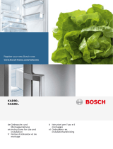 Bosch KAD90VI20/02 Le manuel du propriétaire