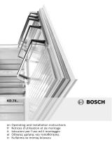 Bosch KDD74AL20N Guide d'installation