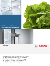 Bosch Refrigerator/ solo Mode d'emploi