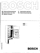 Bosch KSF3200 Le manuel du propriétaire