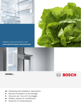 Bosch Refrigerator/ solo Mode d'emploi