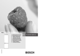 Bosch KGU44122/02 Le manuel du propriétaire