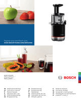 Bosch MESM7 Serie Le manuel du propriétaire