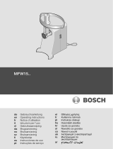 Bosch MFW1507/03 Manuel utilisateur