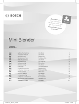 Bosch MMBP1000 Manuel utilisateur