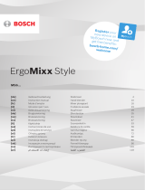 Bosch ErgoMixx Style MS6 Serie Le manuel du propriétaire