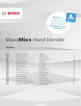 Bosch MAXOMIXX MS8CM61V5 Le manuel du propriétaire