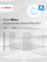 Bosch MSM8 Series Le manuel du propriétaire