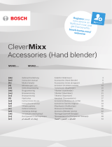 Bosch CleverMixx MSM2 Mode d'emploi