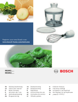 Bosch MSM2620A/01 Le manuel du propriétaire