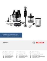 Bosch MSM6 Serie Manuel utilisateur