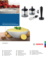 Bosch ErgoMixx Style MSM6S Serie Le manuel du propriétaire