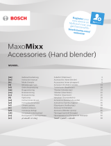Bosch MaxoMixx MSM89 Serie Le manuel du propriétaire