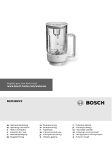Bosch MUZ4MX3(00) Manuel utilisateur