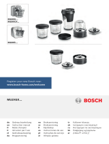 Bosch MUM58257/03 Le manuel du propriétaire