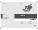 Bosch PEX4000AE Le manuel du propriétaire
